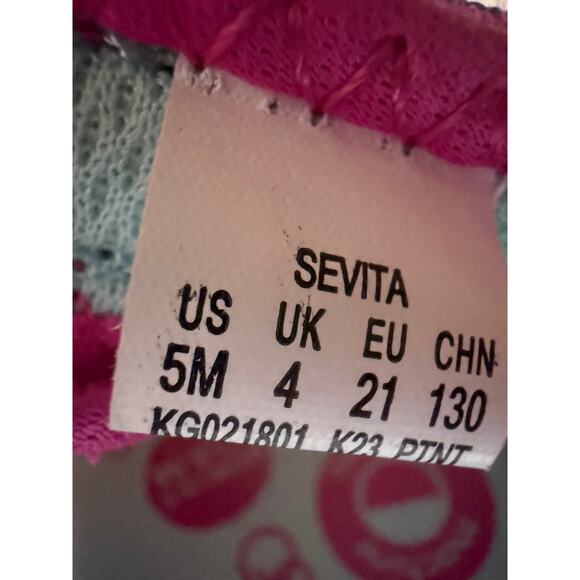 Stride Rite 360 Girl's Sevita Sandal Toddler Size 5 blinking Light Up Shoes - Picture 8 of 8